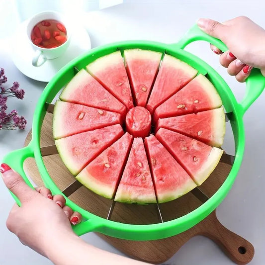 1 Piece Multifunctional Handheld Outdoor Camping Stainless Steel Watermelon Slicer, Cooking Supplies, Solocamping, Bikepacking, Glamping